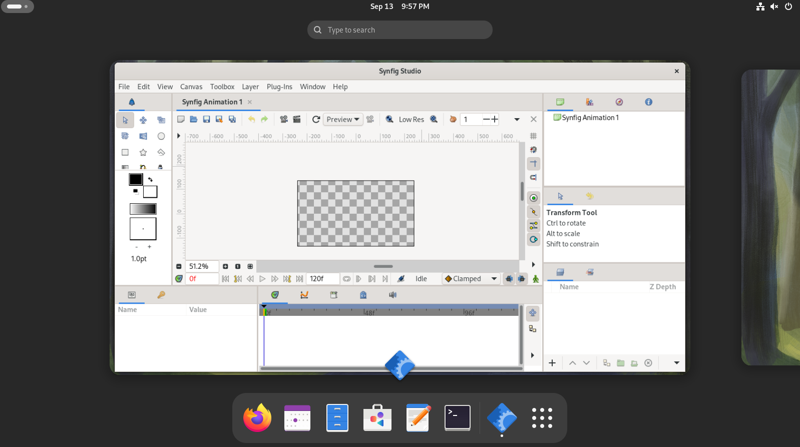 Synfig working on Fedora 40